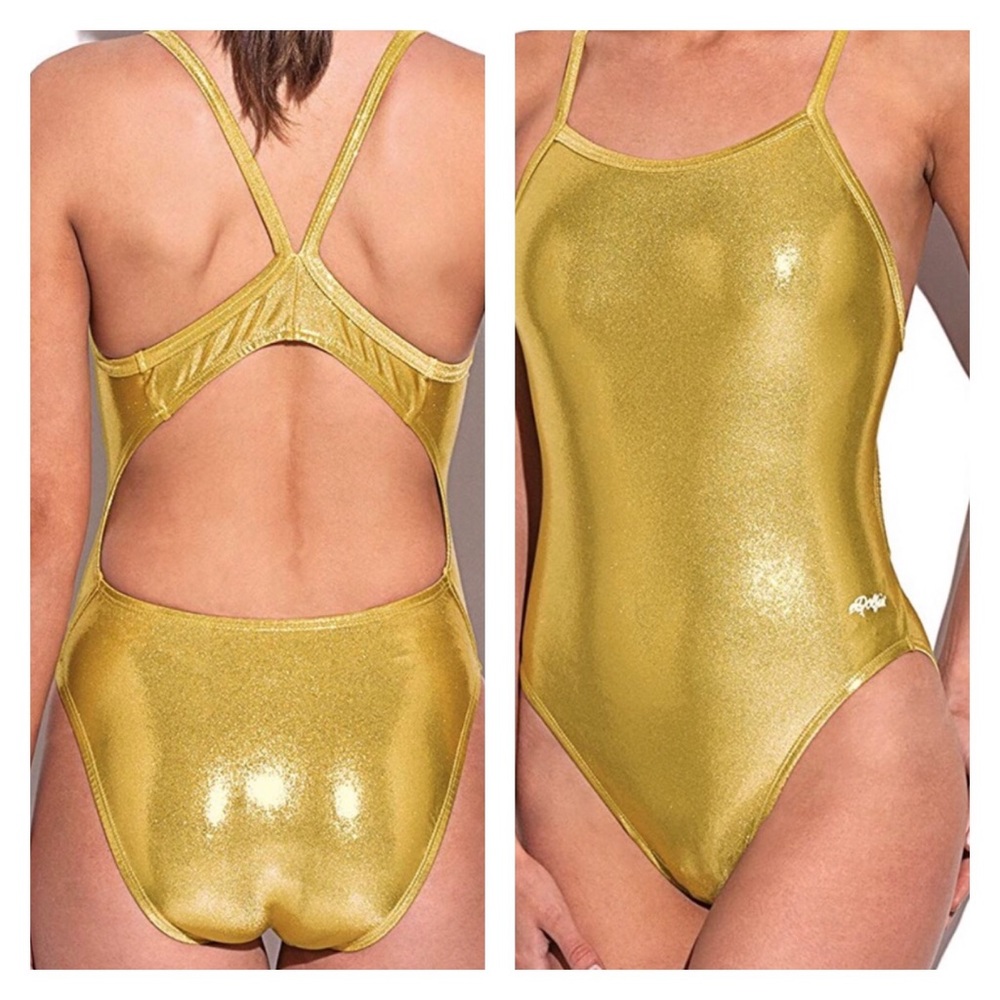 NEW Women’s Dolfin Go for Gold V-2 back swimsuit